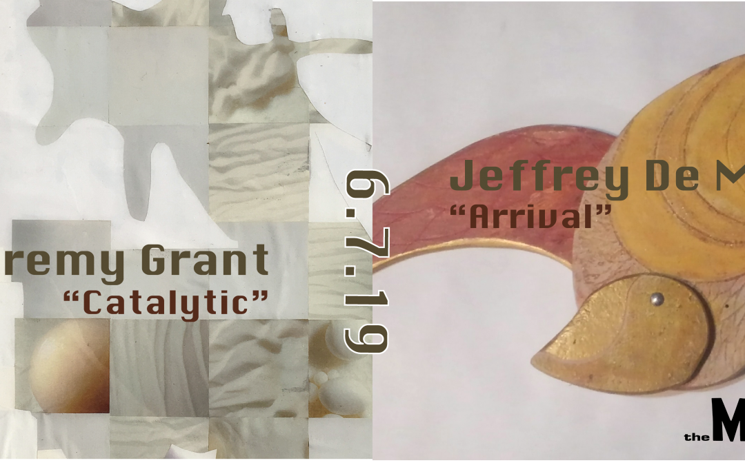 June’s First Friday at The Modbo: “Catalytic” by Jeremy Grant and “Arrival” by Jeffrey de Mers