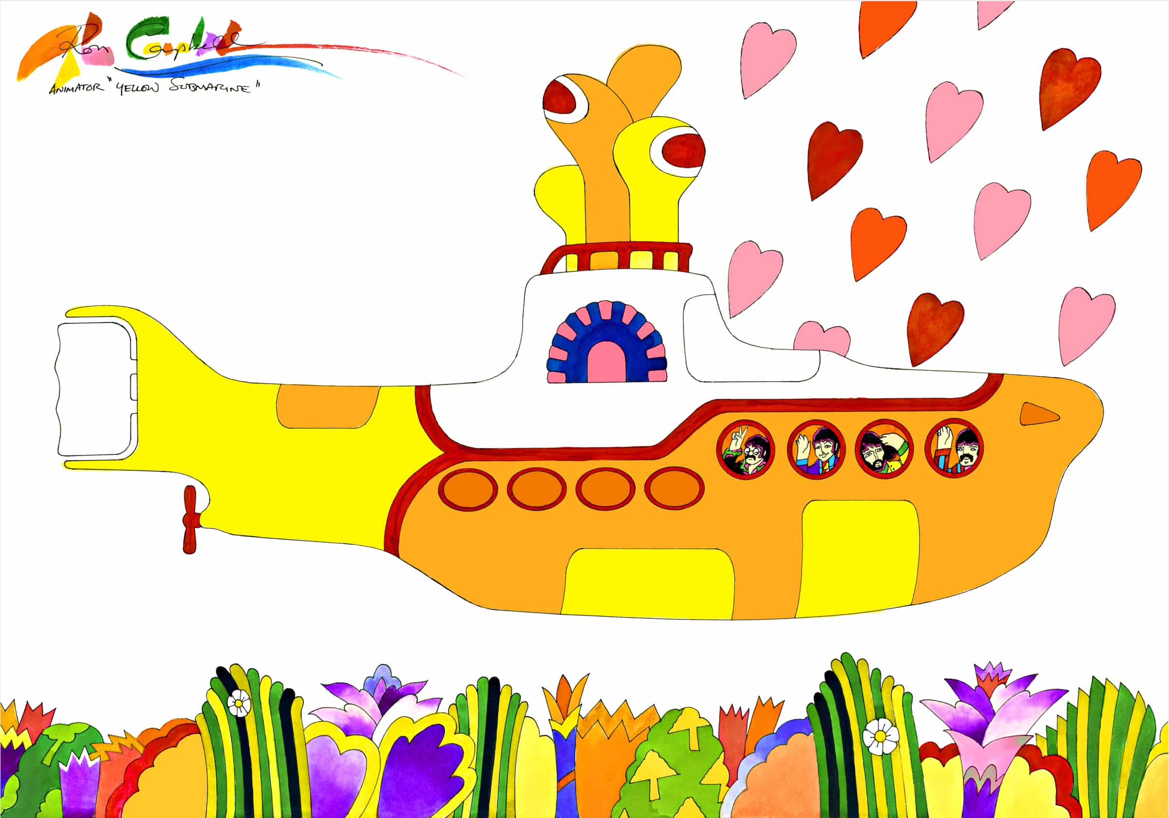 Beatles Yellow Submarine Animator Ron Campbell comes to The Modbo and S.P.Q.R.!