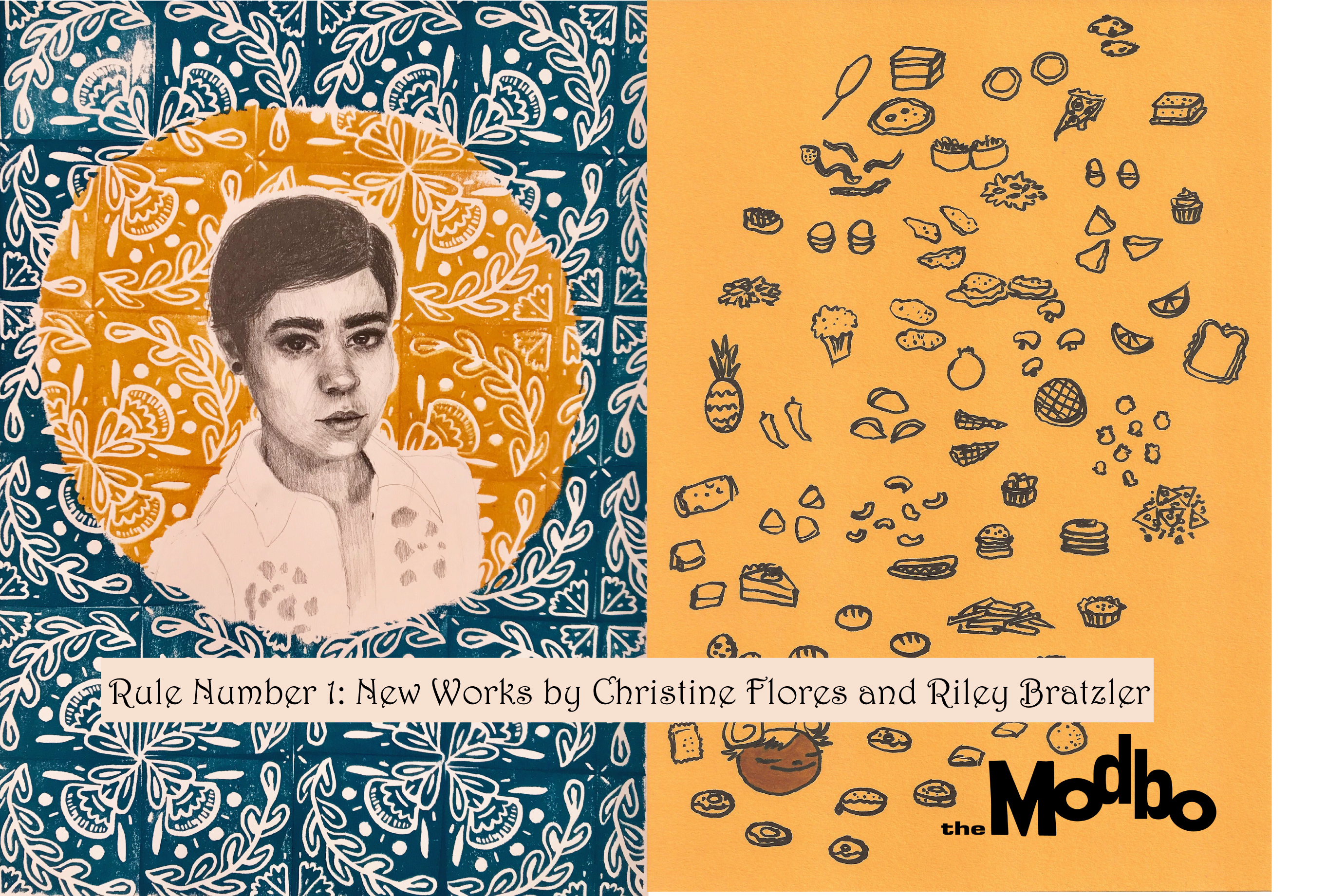 March’s First Friday at The Modbo: Rule Number 1: New Works by Christine Flores and Riley Bratzler
