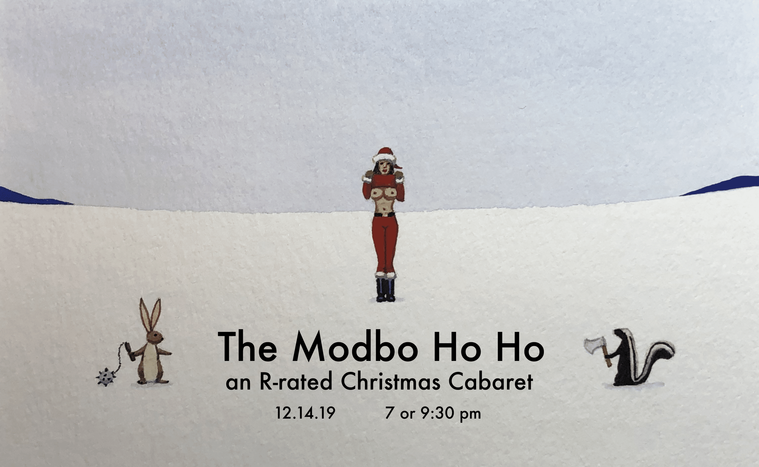 The Modbo Ho Ho 2019: An R-Rated Christmas Cabaret